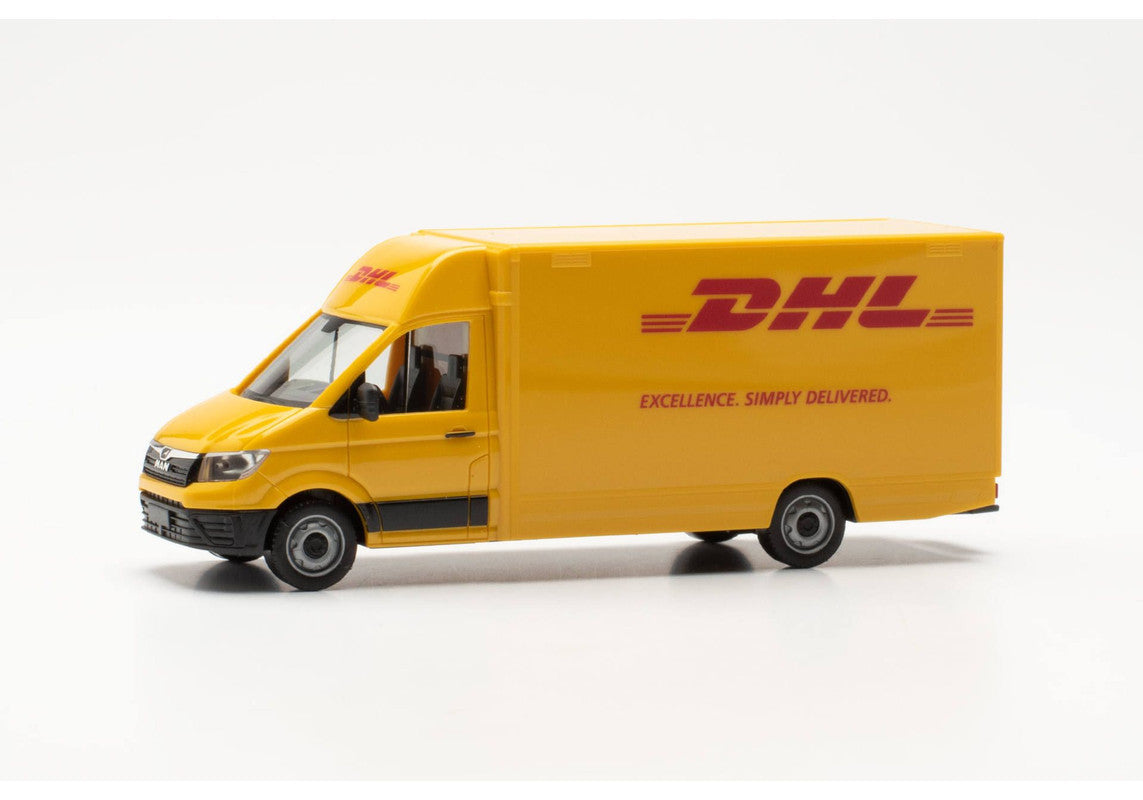 Herpa 097567 1:87 DHL MAN TGE Delivery Truck