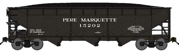 Bluford Shops 74130 N Pere Marquette 3-Bay Offset Side Hopper #15202
