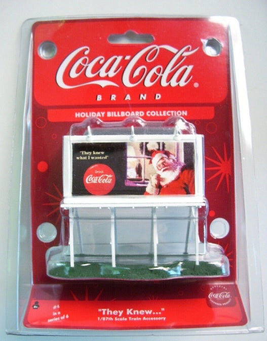 Coca-Cola 8265 HO They Knew Holliday Billboard Collection
