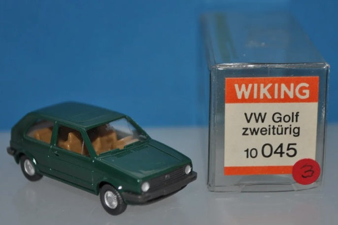 Wiking 10045 HO Scale Dark Green VW Golf Zweiturig