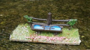 Noch 88 HO Animal Watering Trough Diorama