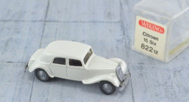 Wiking 82212 HO 1:87 White Citroen 15 Six Vehicle