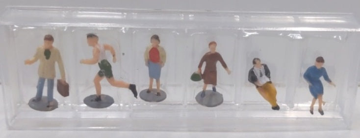 Acme 2020 HO Scale People in Assorted Activities Figures (Set of 6)
