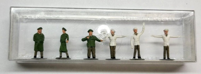 Merten 2250 HO Scale Policemen Figures (Set of 6)