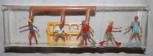 Figurines Merten H0 2446 - Indiens à Cheval Combattant - Train Miniature