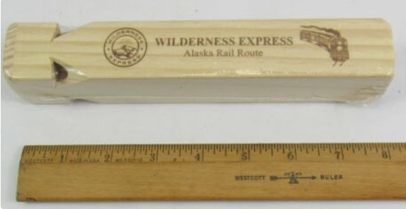 Wilderness Express 01 Wood Train Whistle Alaska Rail Route