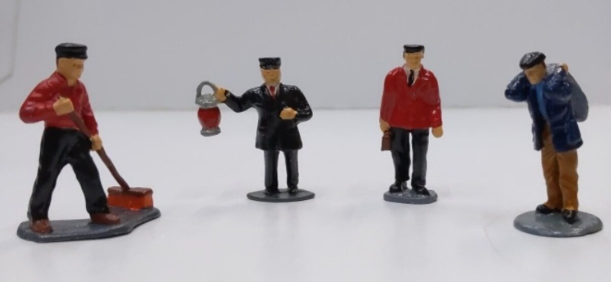 Acme 044 O Scale Workers Metal Figures (Pack of 4)