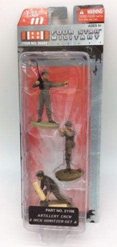 21st Century 20207 G Scale Part # 21108 Four Star Military Artillery Crew Set A