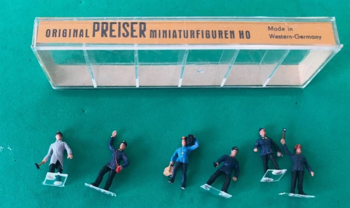 Preiser 10 HO Scale Railway Personal (Set of 6)