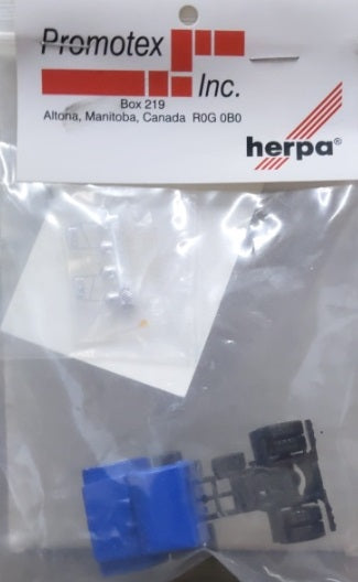 Promotex 300469 HO Scale Electric Blue Navistar Day Cab