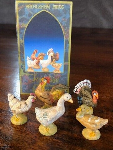 Roman Inc. 51516 HO Fontanini Bethlehem Birds Figures