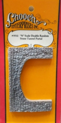 Chooch Enterprises Inc 9512 N Scale Double Random Stone Tunnel Portal