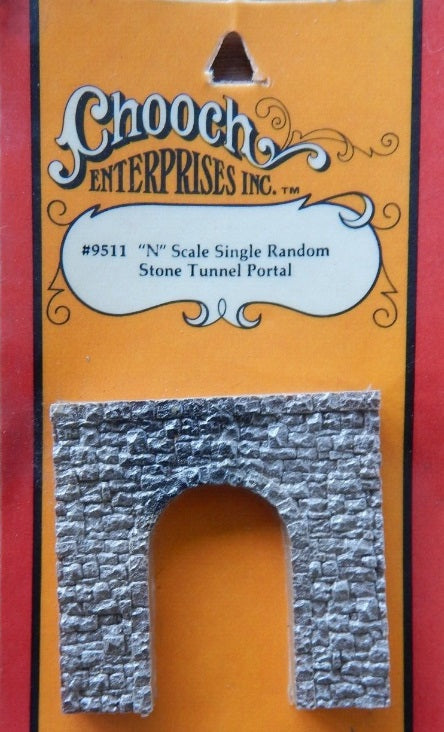 Chooch Enterprises Inc 9511 N Scale Single Random Stone Tunnel Portal