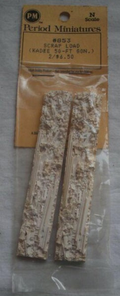 Period Miniatures 853 N Scale Scrap Load (Kadee 50 Ft Gondola) (Pack of 2)