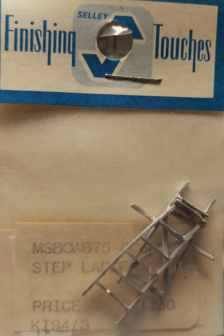 Finishing Touches 675-000605 O Scale Metal Step Ladder