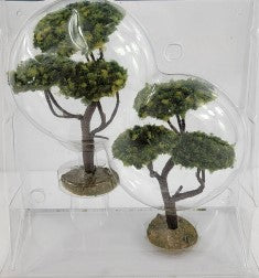 Lemax 34929  Village Landscapes Small Cypress Trees (Set of 2)