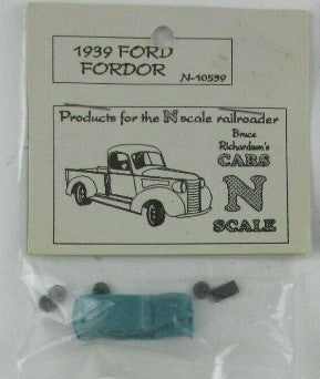 Bruce Richardson N-10539 N Scale 1939 Ford Fordor Resin Kit