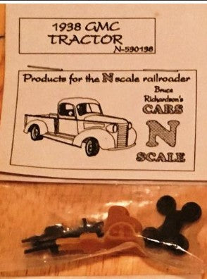 Bruce Richardson N-530138 N Scale 1938 GMC Tractor Resin Kit