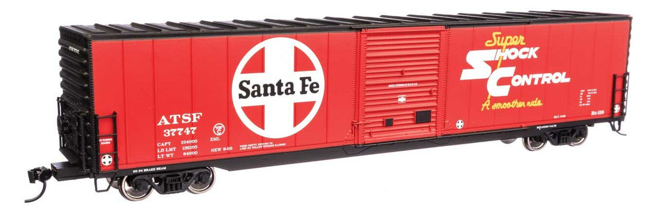 Walthers 910-3353 HO Santa Fe 60' PS Single Door Auto Parts Boxcar RTR #37747