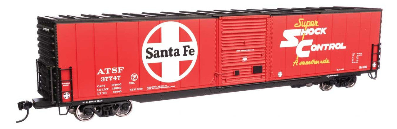 Walthers 910-3353 HO Santa Fe 60' PS Single Door Auto Parts Boxcar RTR #37747