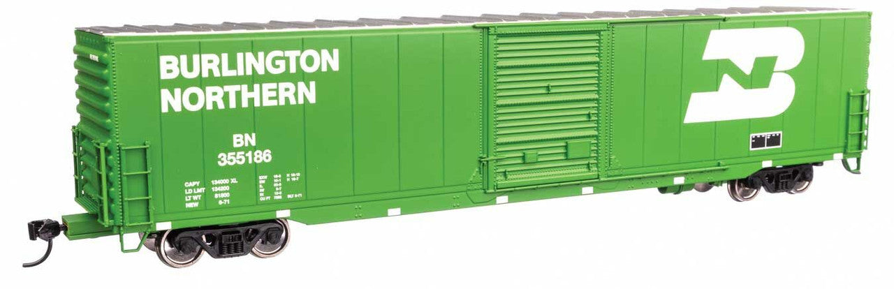 Walthers 910-3359 HO BN 60' PS Single Door Auto Parts Boxcar RTR #355186