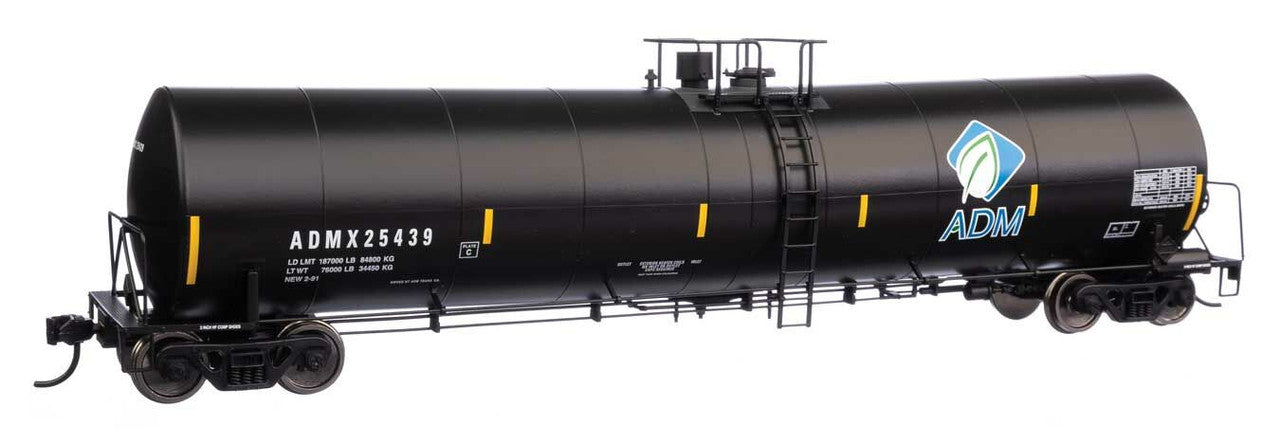 Walthers 910-48202 HO ADM Trinity 25,000-Gallon Tank Car RTR ADMX #25439