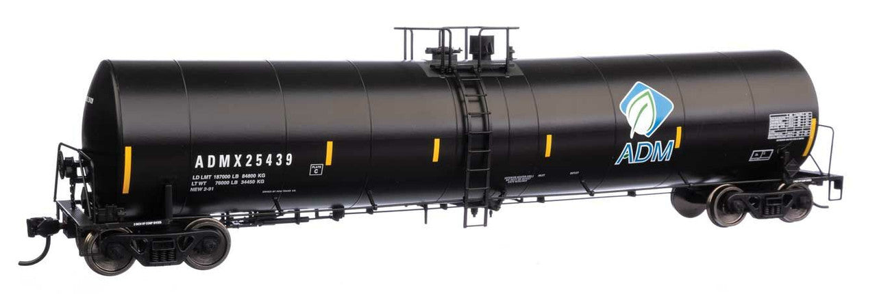 Walthers 910-48202 HO ADM Trinity 25,000-Gallon Tank Car RTR ADMX #25439