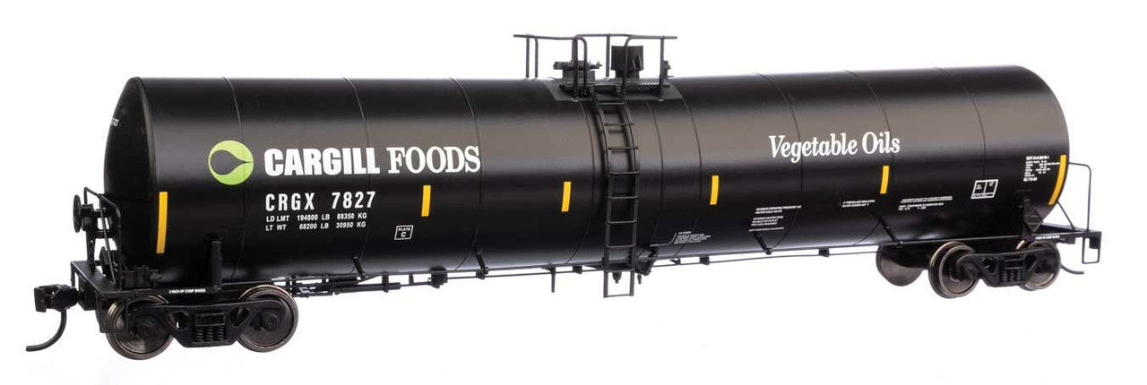 Walthers 910-48213 HO Cargill Trinity 25,000-Gallon Tank Car Ready to Run #7827