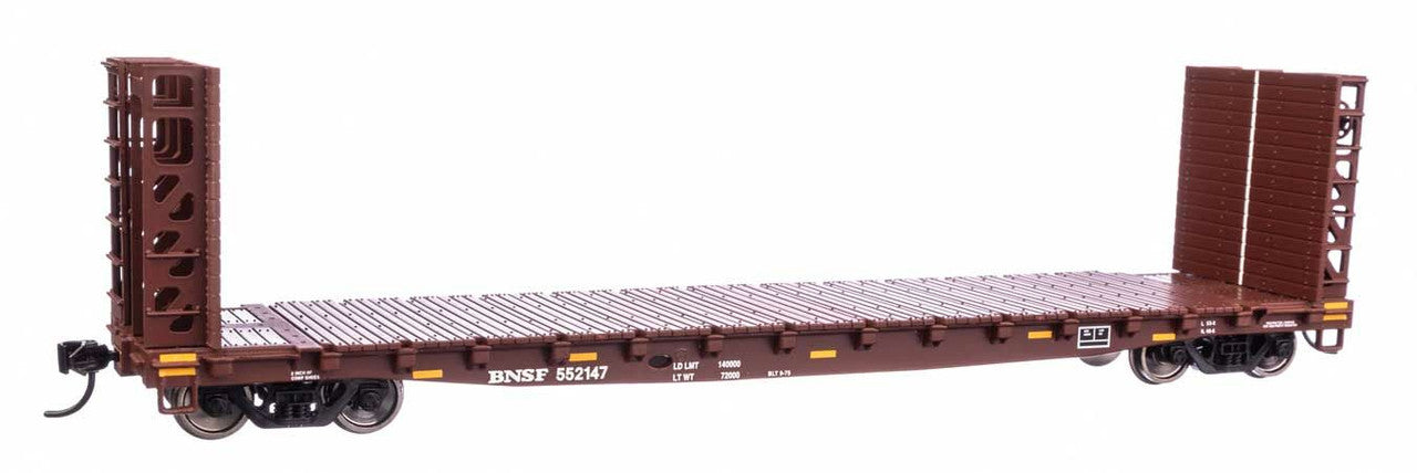 Walthers 910-5922 HO BNSF 53' GSC Bulkhead Flatcar Ready to Run #552147