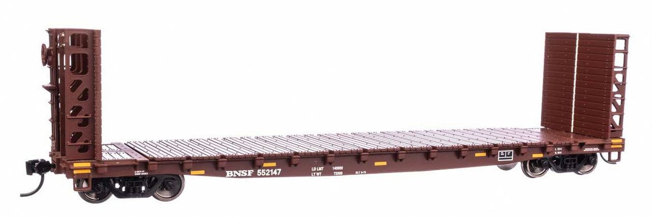Walthers 910-5922 HO BNSF 53' GSC Bulkhead Flatcar Ready to Run #552147