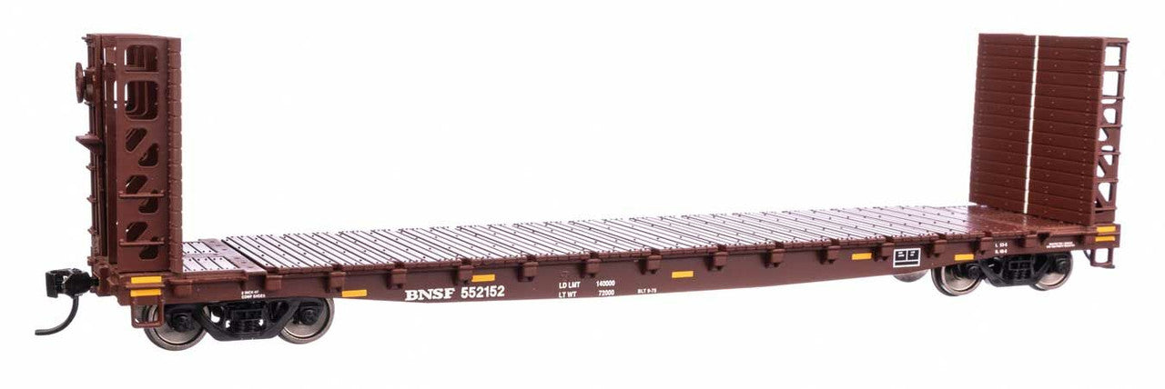 Walthers 910-5923 HO BNSF 53' GSC Bulkhead Flatcar Ready to Run #552152
