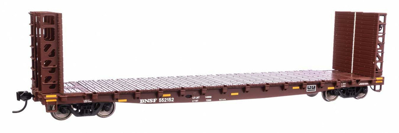 Walthers 910-5923 HO BNSF 53' GSC Bulkhead Flatcar Ready to Run #552152