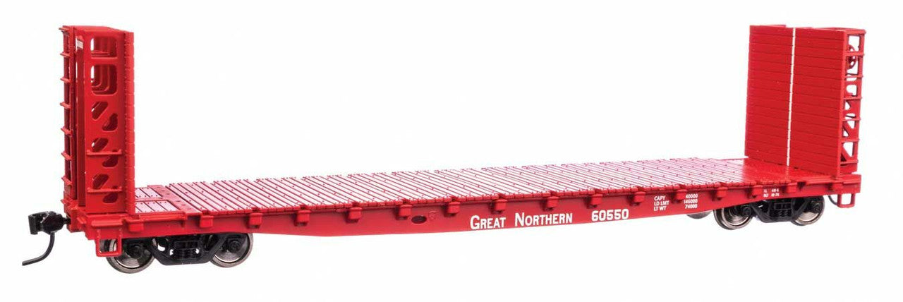 Walthers 910-5929 HO Great Northern 53' GSC Bulkhead Flatcar Ready to Run #60550