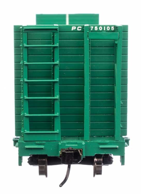 Walthers 910-5934 HO Penn Central 53' GSC Bulkhead Flatcar Ready to Run #750105
