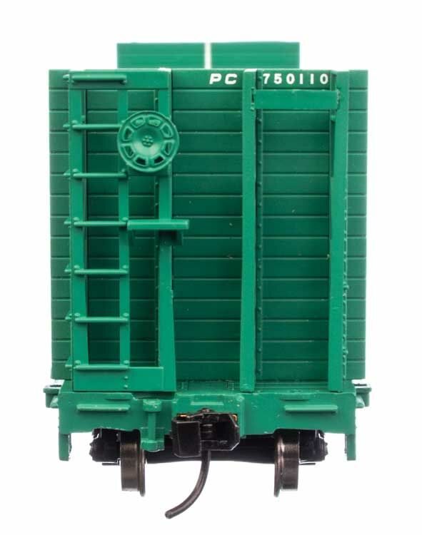 Walthers 910-5935 HO Penn Central 53' GSC Bulkhead Flatcar Ready to Run #750110