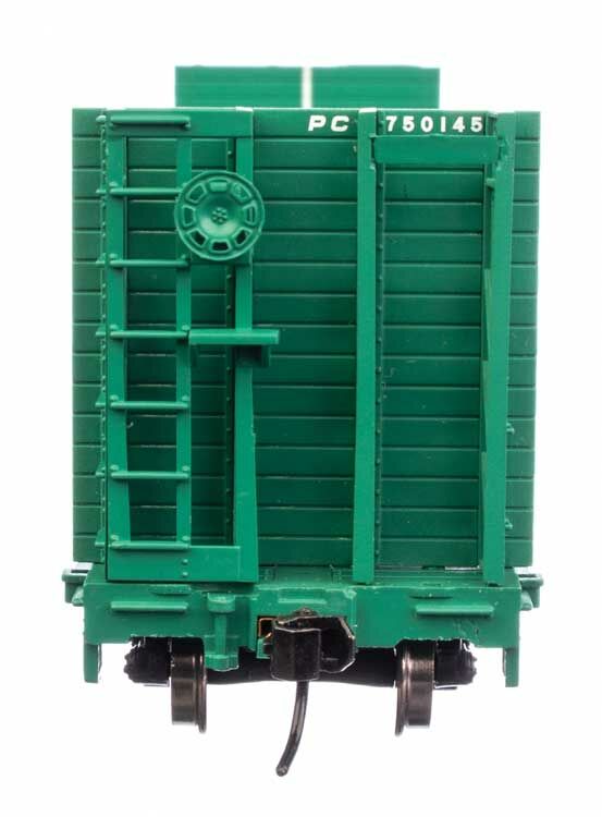 Walthers 910-5936 HO Penn Central 53' GSC Bulkhead Flatcar Ready to Run #750145