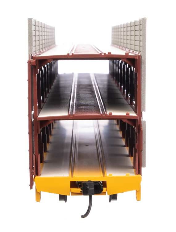 Walthers 910-8316 HO EL 89' Flatcar w/ Tri-Level Shielded Auto Rack RTR #850342