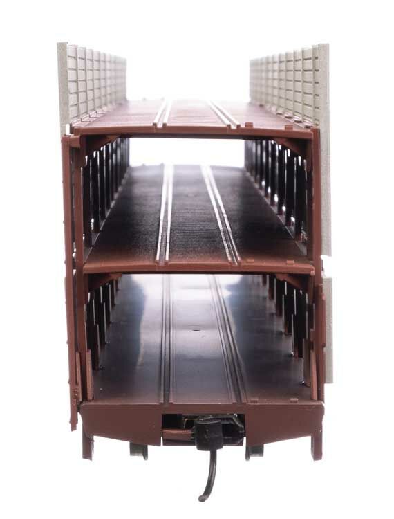 Walthers 910-8319 HO MILW 89' Flatcar w/Tri-Level Shielded Auto Rack RTR #801598