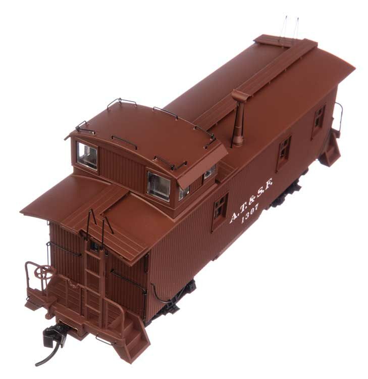 Walthers 920-103204 HO Santa Fe 30' ATSF 1300-Series Wood Waycar RTR #1307