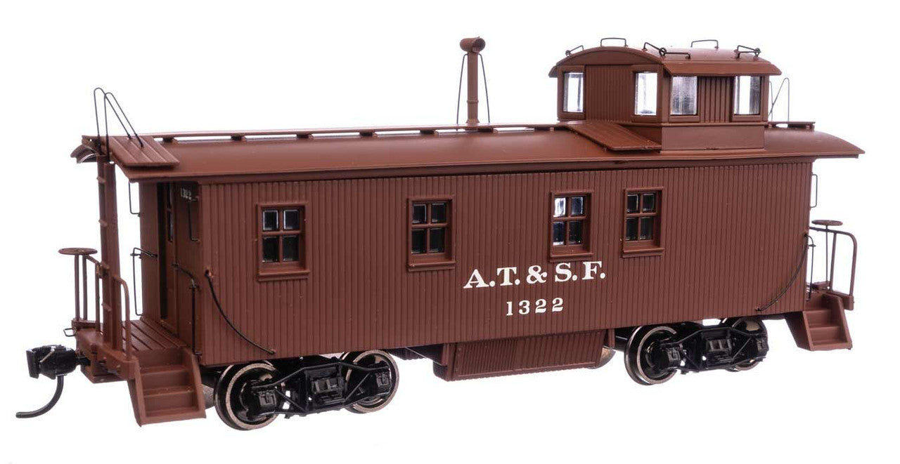 Walthers 920-103205 HO Santa Fe 30' ATSF 1300-Series Wood Waycar RTR #1322