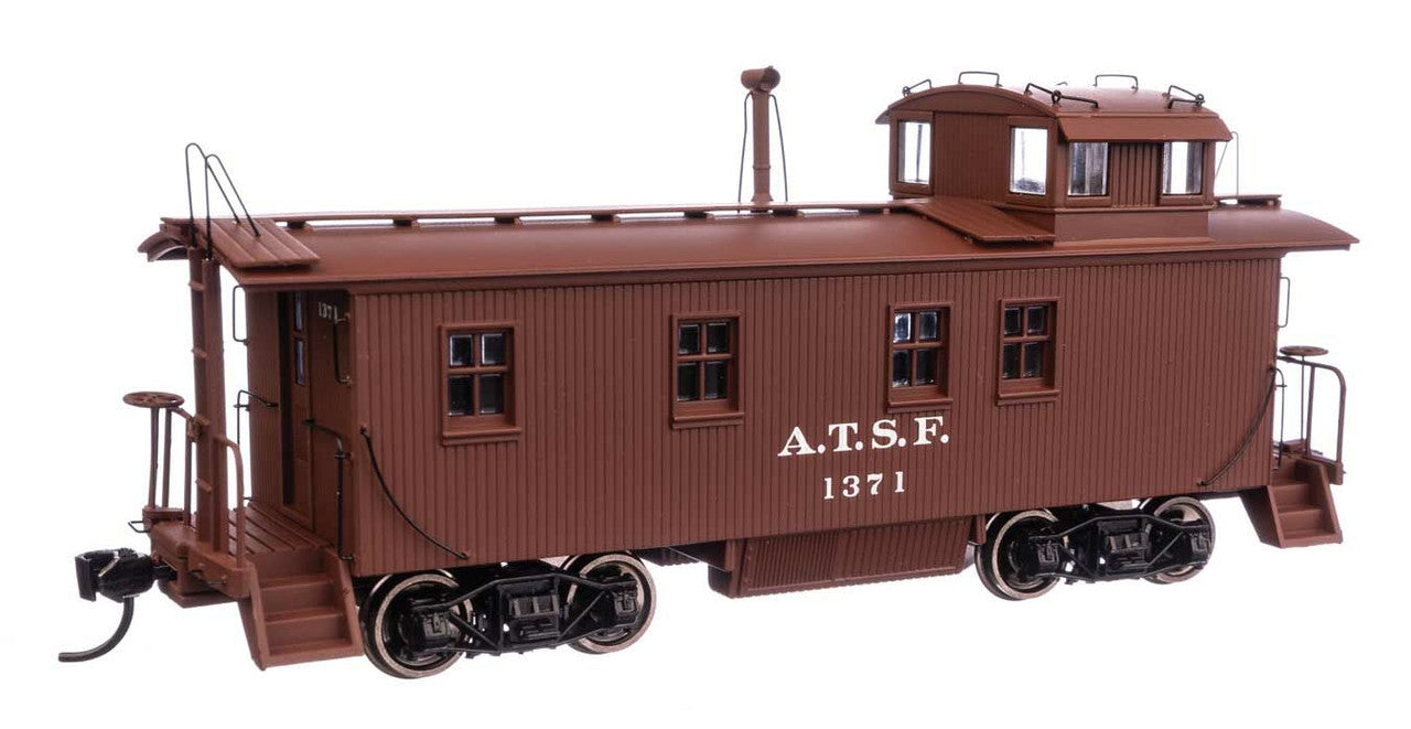 Walthers 920-103206 HO Santa Fe 30' ATSF 1300-Series Wood Waycar RTR #1371