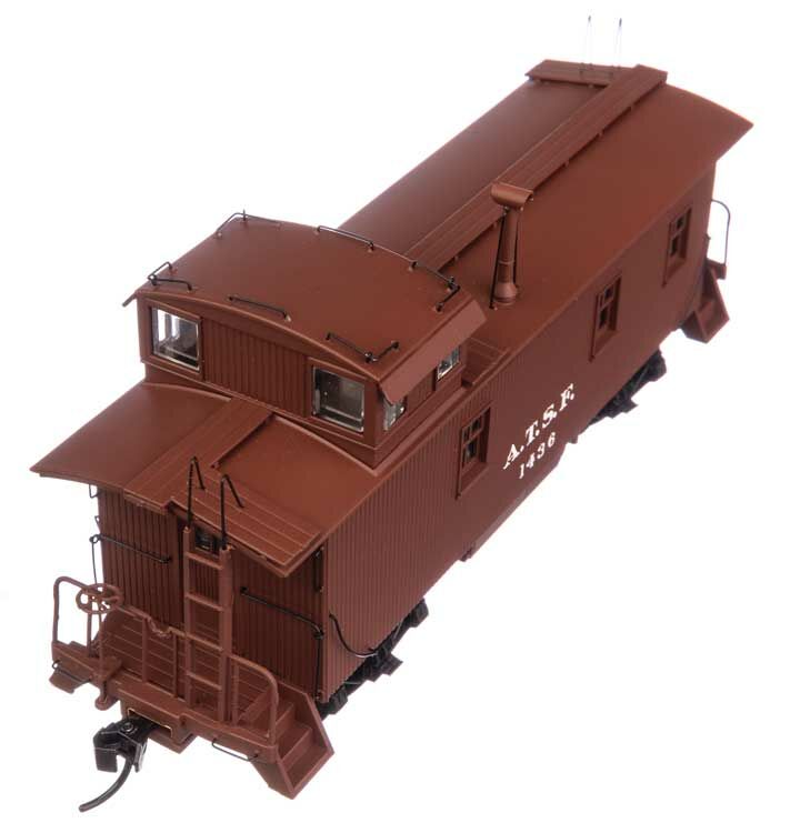 Walthers 920-103207 HO Santa Fe 30' ATSF 1300-Series Wood Caboose RTR #1436