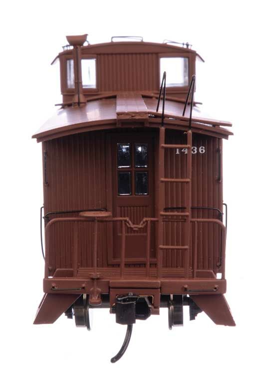 Walthers 920-103207 HO Santa Fe 30' ATSF 1300-Series Wood Caboose RTR #1436