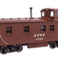 Walthers 920-103208 HO Santa Fe 30' ATSF 1300-Series Wood Caboose RTR #1309
