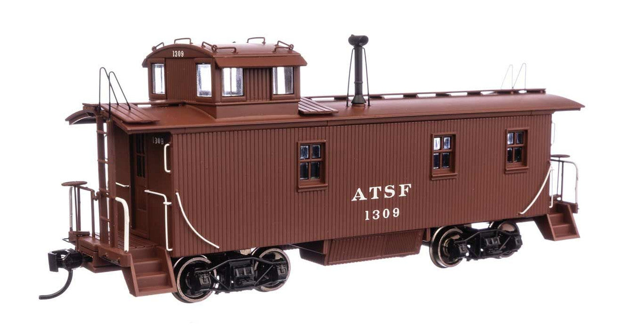 Walthers 920-103209 HO Santa Fe 30' ATSF 1300-Series Wood Caboose RTR #1353