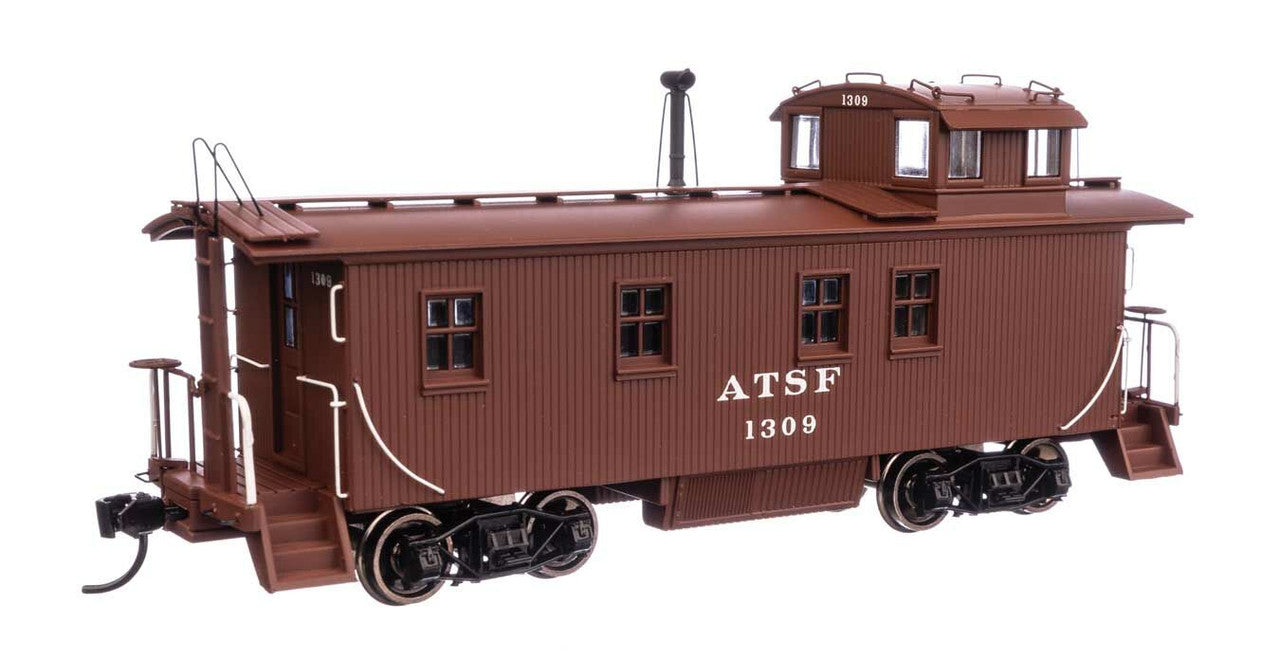 Walthers 920-103209 HO Santa Fe 30' ATSF 1300-Series Wood Caboose RTR #1353