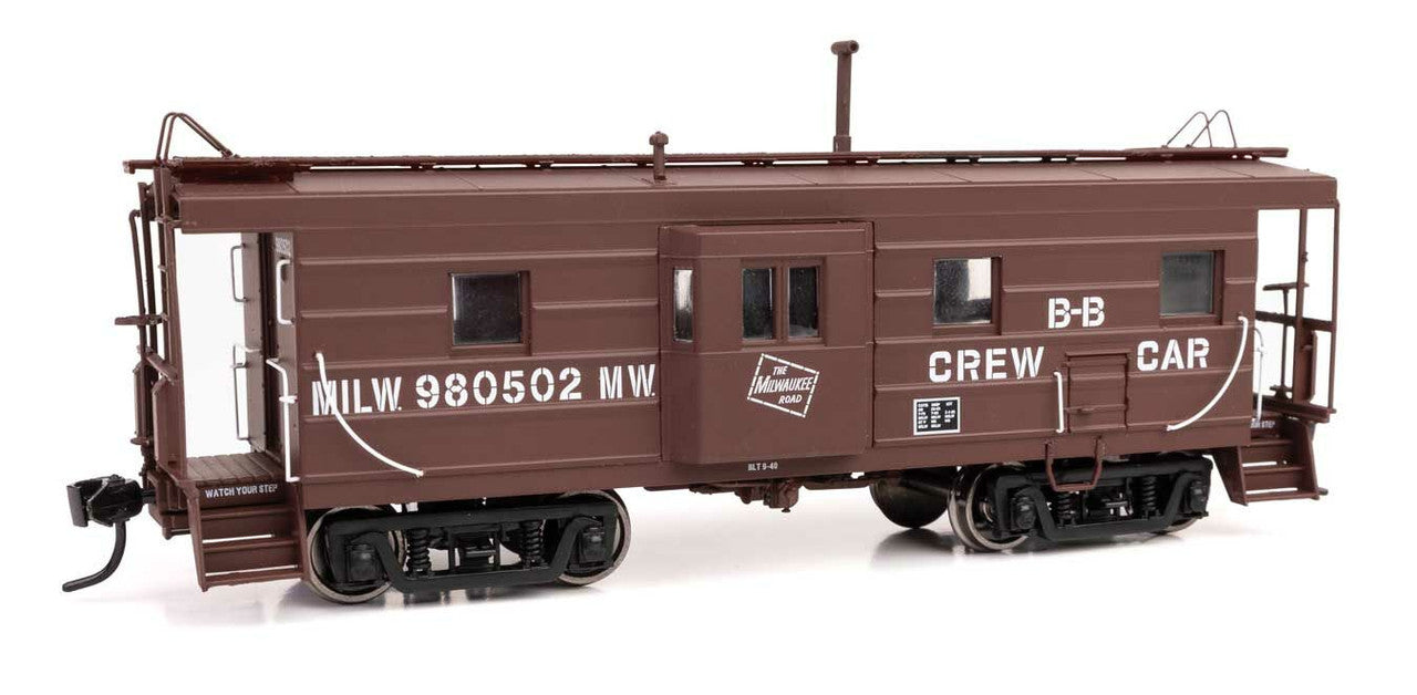 Walthers 920-103659 HO MILW Milwaukee Road Rib Sided Caboose #980502
