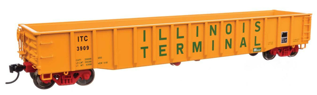 Walthers 920-105512 HO Illinois Terminal 53' Thrall Gondola Ready to Run #3909