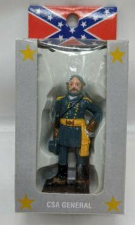 Americana 18610 CSA General Metal Figure Civil War Hand Painted 2-1/4" Tall