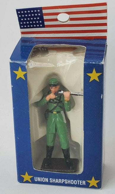 Americana 18531 Union Sharpshooter Metal Civil War Hand Painted 2-1/4" Tall